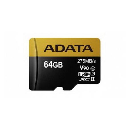 MEMORIA MICRO SD UHSII ADATA DE 64GB 275  155 MB   CLASE 10