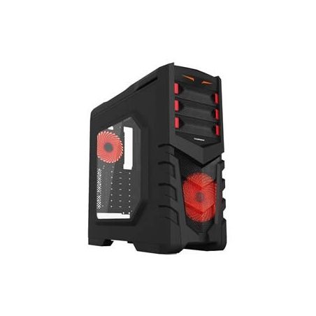 CASE GAMING GAMEMAX G530 1USB-3.0 1USB-2.0 MID-TOWER SIN FUENTE BLACK RED