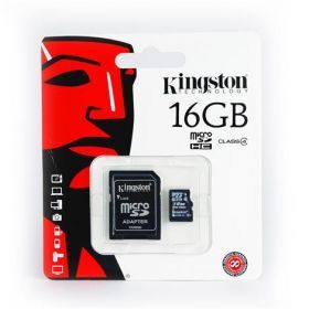 TARJETA MICRO KINGSTON MICRO SD 16GB + 1 ADAPTADOR