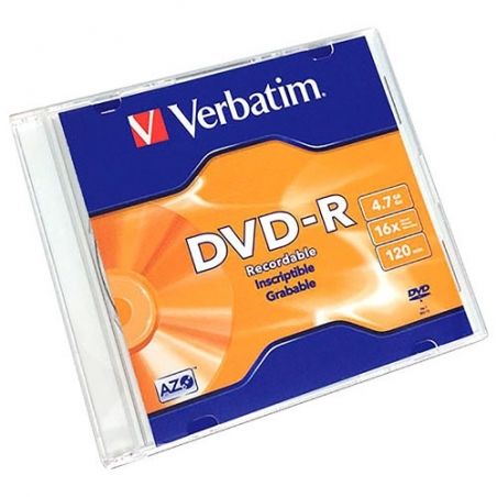 VERBATIM DVD-R 4.7GB 16X INDIVIDUAL