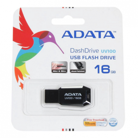 PENDRIVE ADATA AUV100 FLASH MEMORY 16GB NEGRO USB 2.0