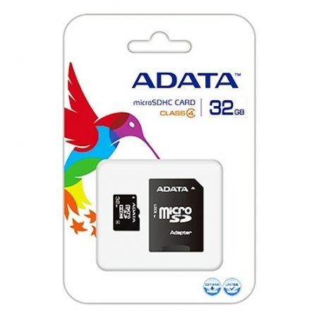 MEMORIA MICRO SD ADATA 32 GB CLASE 4 CON ADAPATADOR SD