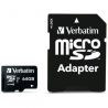 TARJETA DE MEMORIA MICRO VERBATIM 64GB PREMIUM MICROSDHC MEMORY CARD WITH ADAPTER UHS-I CLASS 10