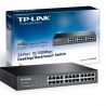 SWITCH TP-LINK SF1024D SWITCH 24 PUERTOS 10/100 MBPS, METALICO 13", KIT MONTAJE RACK, DESKTOP