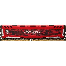 MEMORIA RAM BALLISTIX SPORT LT RED 8GB DDR4-2400 UDIMM