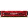 MEMORIA RAM BALLISTIX SPORT LT RED 8GB DDR4-2400 UDIMM