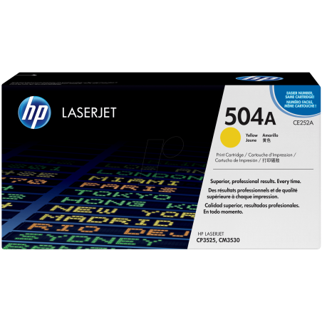 TONER HP 504A CE252A YELLOW LASERJET 3525/3530 7000 PAG