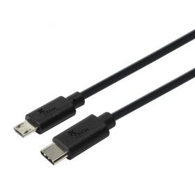 CABLE USB XTECH - USB-C (M) REVERSIBLE A MICRO-USB TIPO B (M)