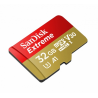 TARJETA DE MEMORIA FLASH SANDISK EXTREME (ADAPTADOR MICROSDHC A SD INCLUIDO) - 32 GB