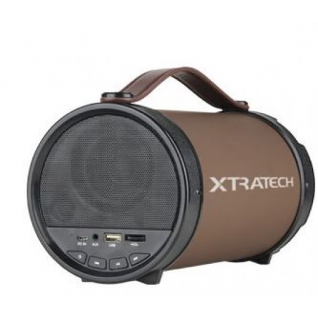 PARLANTE XTRATECH BLUETOOTH USB / FM MARRON