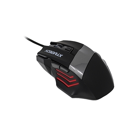 MOUSE GAMER XTRATECH 6D NEGRO-ROJO