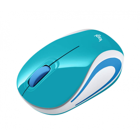 MOUSE LOGITECH INALAMBRICO M187 COLOR BRIGHT TEAL