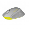 MOUSE LOGITECH INALAMBRICO M280 GRIS CON AMARILLO