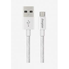 CABLE MICRO USB ENERGIZER USB 1.2MT - SILVER