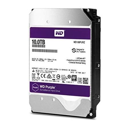 DISCO DURO INT WESTERN DIGITAL 10TB 3.5 PURPLE VIGILANCIA