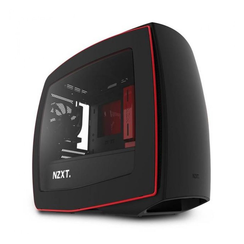 CASE NZXT MATTE VENTANA ROJO ITX