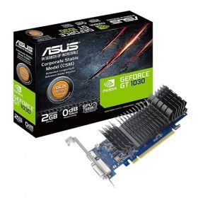 TARJETA DE VIDEO ASUS GT1030 2GB DDR5 LOW PROFILE 64 BITS HDMI DVI