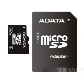 MEMORIA MICRO SD ADATA 32 GB CLASE 4 CON ADAPATADOR SD