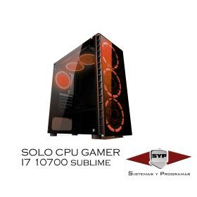 Solo Cpu Gamer I7 10ma Gen Sublime/ H410/8gb/1tb Ssd 240gb/Gtx 1650 4gb
