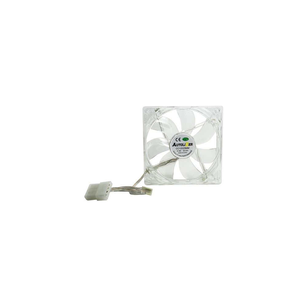 Ventilador Pc Autolizer 120mm Para Pc Led Blanco