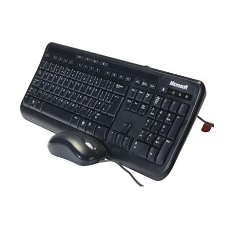 Juego de teclado y ratón USB Microsoft Wired Desktop 600