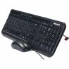 Juego de teclado y ratón USB Microsoft Wired Desktop 600