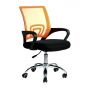 Silla Ejecutiva Xtratech Napoli Naranja Y Negro